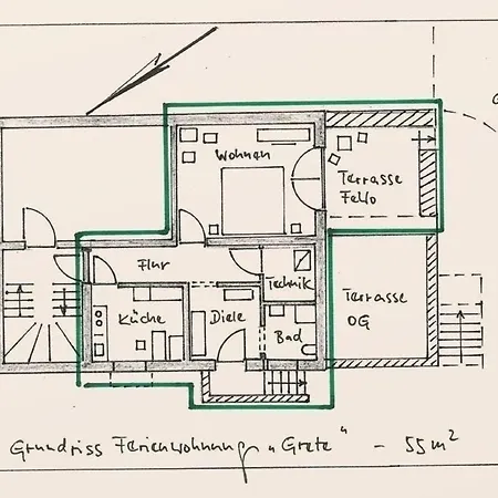 Schoene In Erfurt-stedten Mit Eigener Terrasse Apartamento