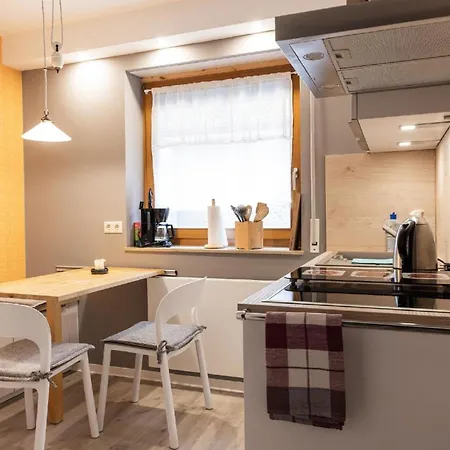 Apartamento Schoene In Erfurt-stedten Mit Eigener Terrasse